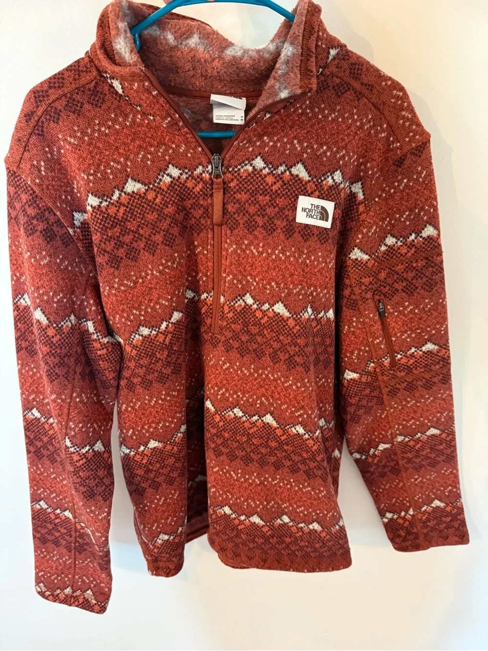 Men’s North Face quarter zip